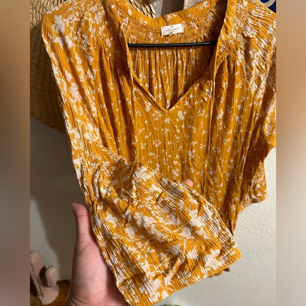 Floral boho blouse 👚 - Picture 3 of 6